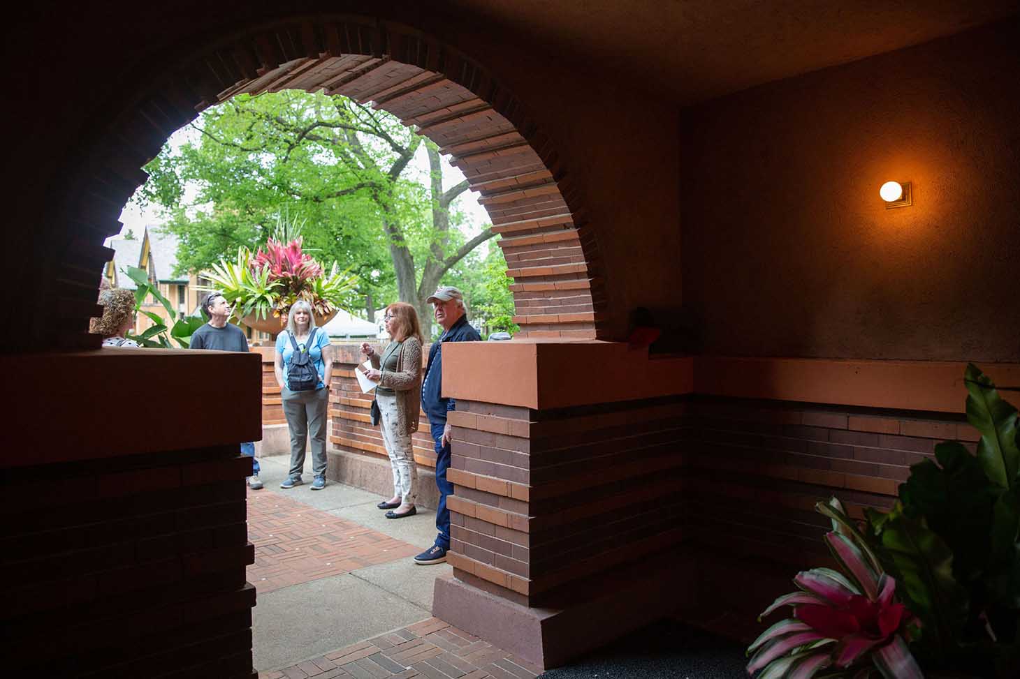 Inside the entryway, Heurtley House
