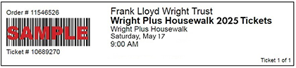 Wright Plus e-ticket