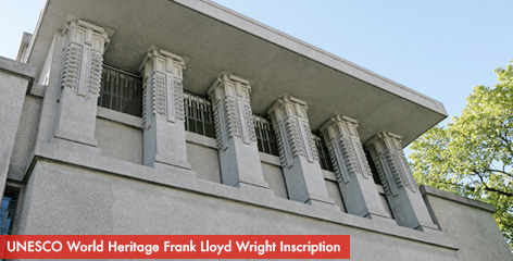 Unity Temple - UNESCO World Heritage Frank Lloyd Wright Inscription