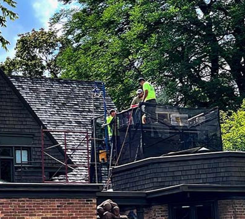 Workers on-site at Home and Studio