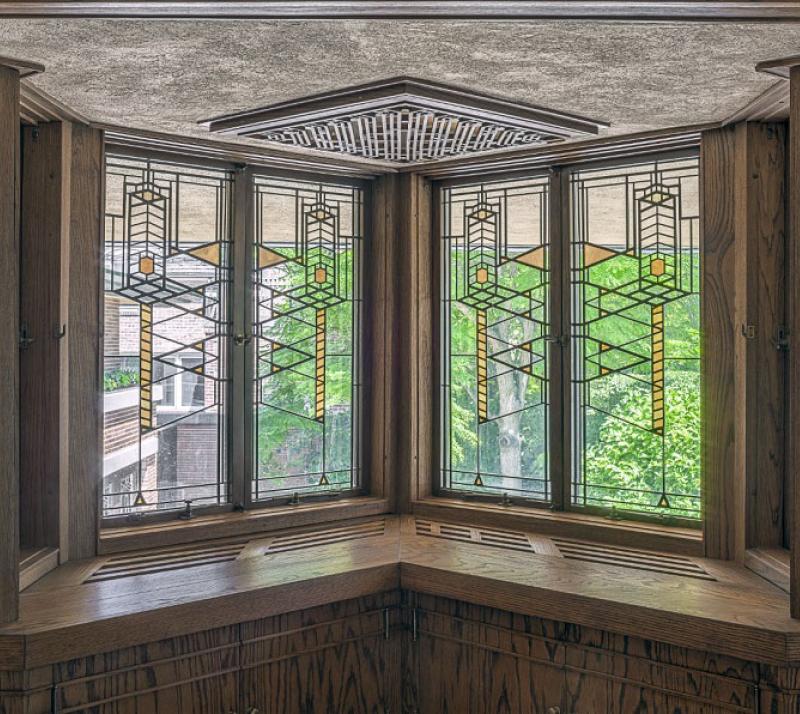 Robie House prow windows
