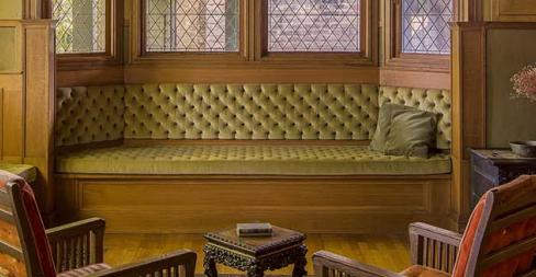 Frank Lloyd Wright Home and Studio living room