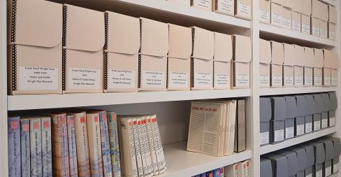Learning Resource Center file folders