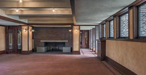 Robie House billiard room