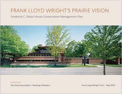 Robie House Conservation Plan cover