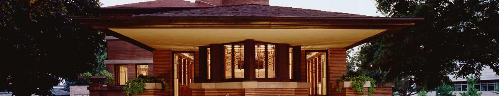 Robie House at dusk