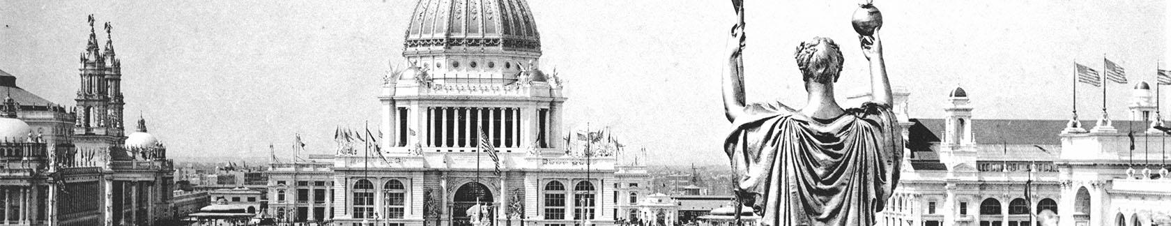 Looking West from Peristyle, Court of Honor and Grand Basin, 1893